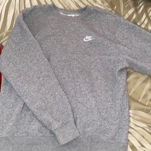 grey nike crew neck